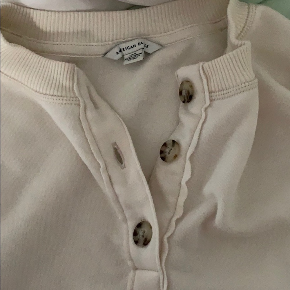 Never worn American eagle sweatshirt in white